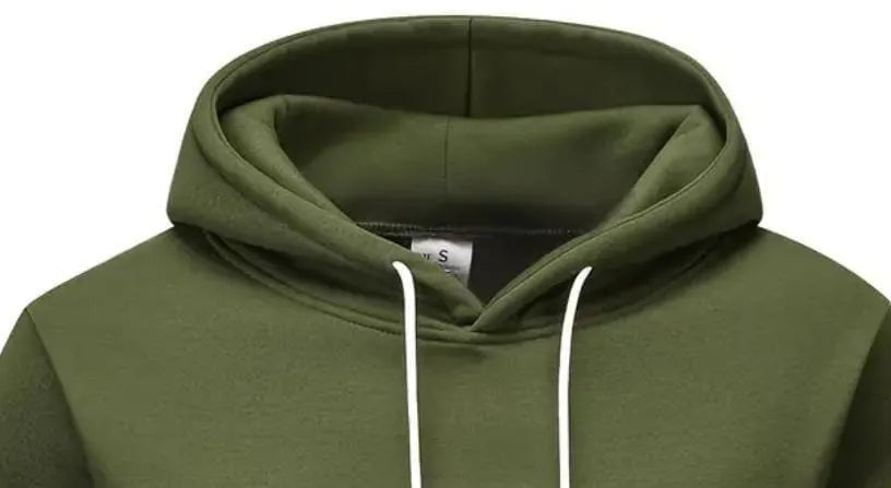Fleece Plain Hoodie