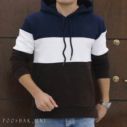 Fleece Plain Hoodie